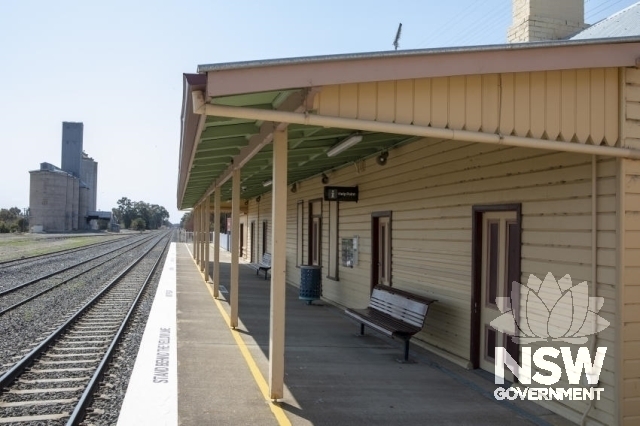 Culcairn Railway Precinct - Platform building and west elevation