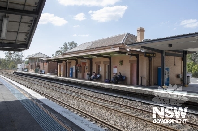 Picton Railway Precinct - Platform 1 building across the tracks