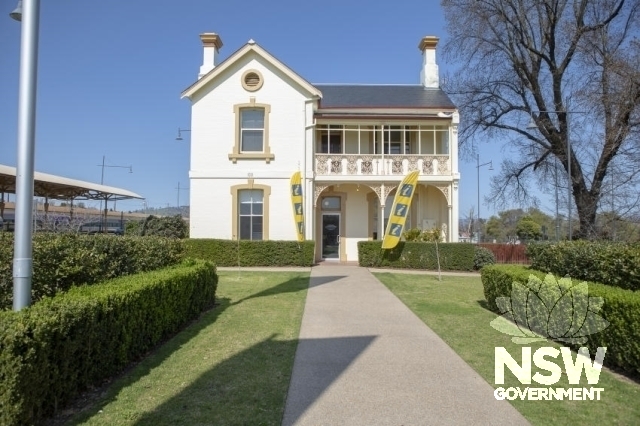 Albury Railway Precinct - Station Masters residence currently used for the information office.