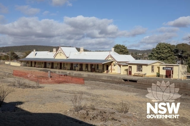 Cooma Railway Precinct - Platform Building, eastern elevation.