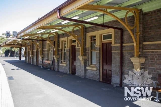 Epping Railway Station Group - Station building eastern elevation.