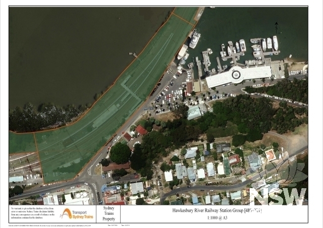 Hawkesbury River Railway Station Group 4801021 Curtilage Map