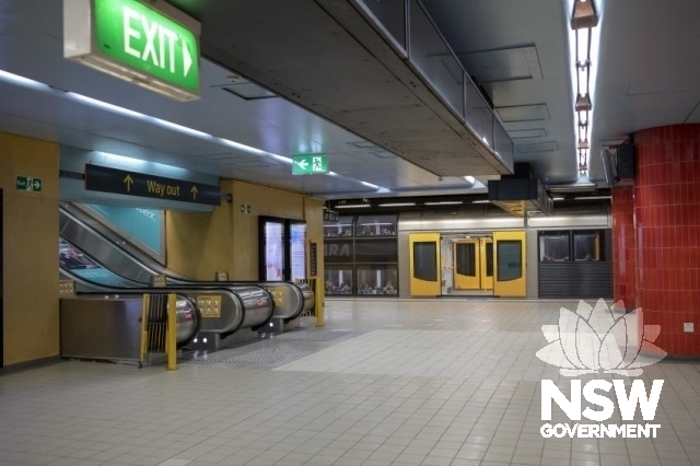 Bondi Junction Railway Station - Escalators to Platform
