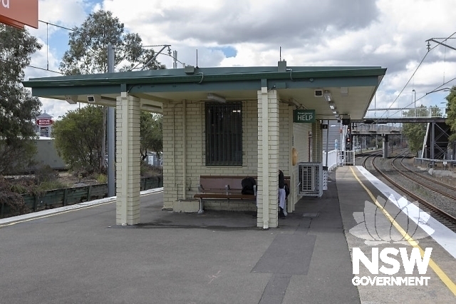 Villawood Railway Station Group - Booking office, western elevation.