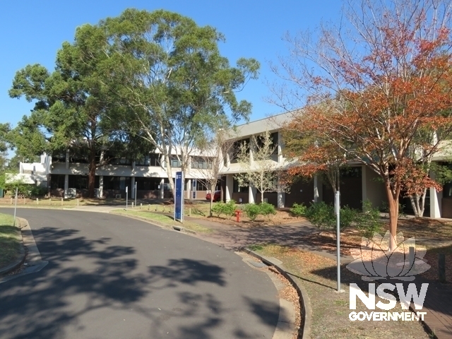 Blocks T1B & T1C: Former main entry to military academic zone viewed from the north-east