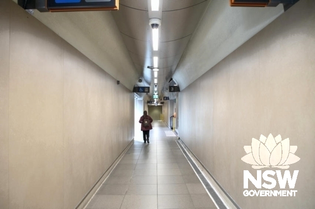 Burwood Railway Parcel's Office and Underbridge - Station pedestrian subway.