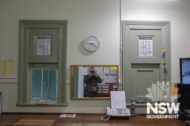 East Maitland Railway Precinct - Internal platforn building ticket windows