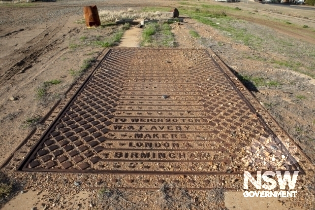 Condobolin Railway Precinct - Weighbridge platter