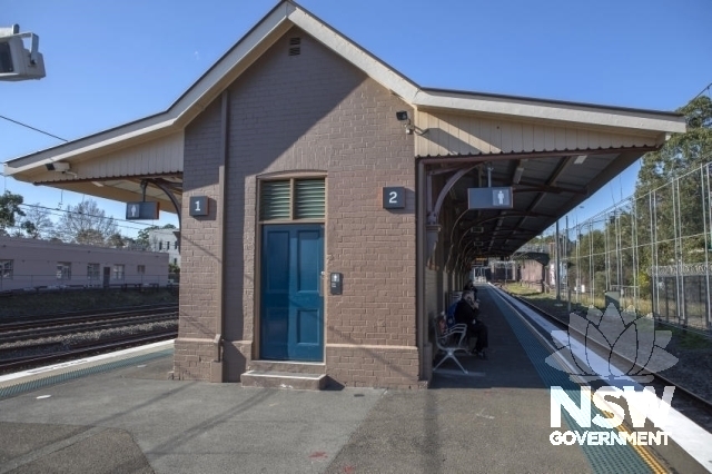 Petersham Railway Station Group - Platform 1/2 west elevation