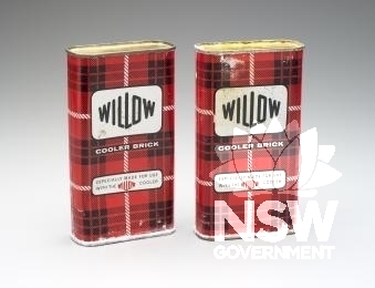 1960 Willow cooler bricks likely made at this factory, used to cool eskies