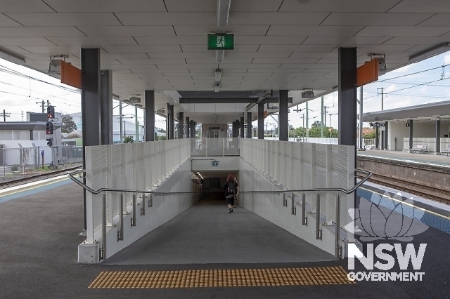 Broadmeadow Railway Station Group - Pedestrian subway ramp