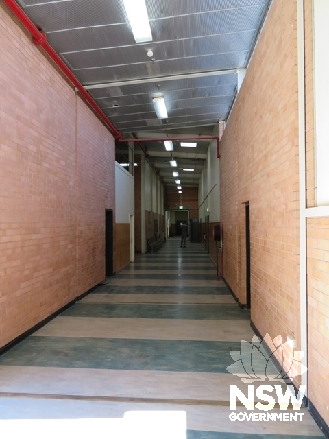 Block T8: Interior of central corridor