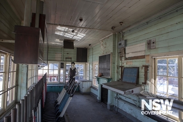 Parramatta Railway Station Group - Internal of the Signal Box.