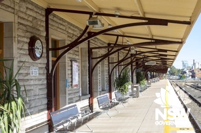 Dubbo Railway Precinct - Under awning and building detail