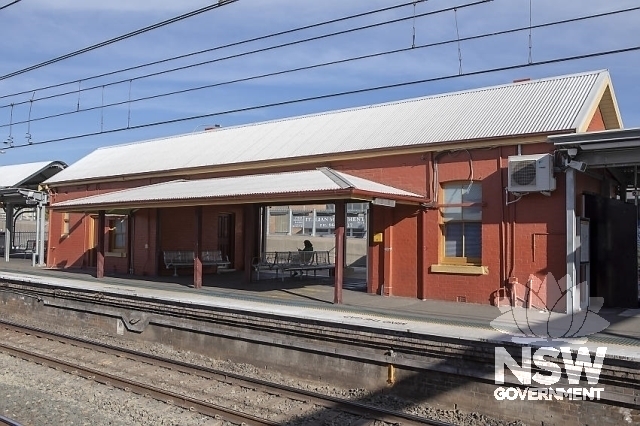 Lidcombe Railway Station Group - Platform 4/5 building and waiting room.
