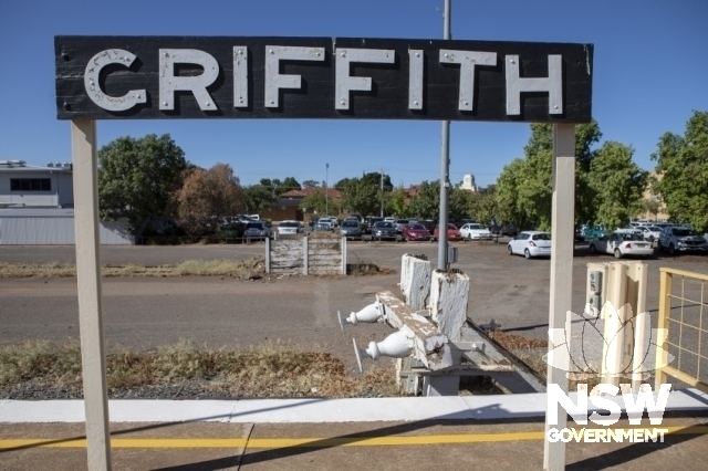 Griffith Railway Precinct - Griffith sign