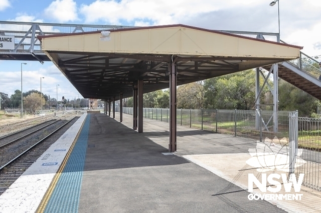 Parkes Railway Precinct - Freestanding awning at the west end of the platform