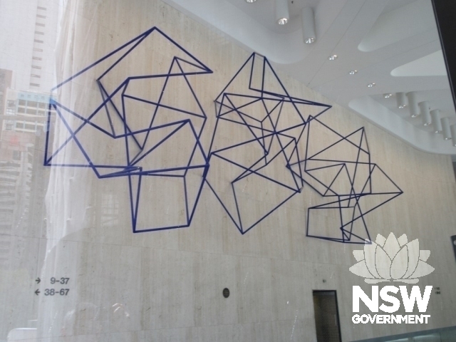 Robert Owen’s “New Constellation”, mounted on the northern side of the tower vestibule