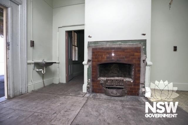 Blayney Railway Station - Fireplace