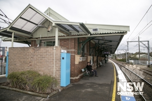 Lawson Railway Station - Station building, east end