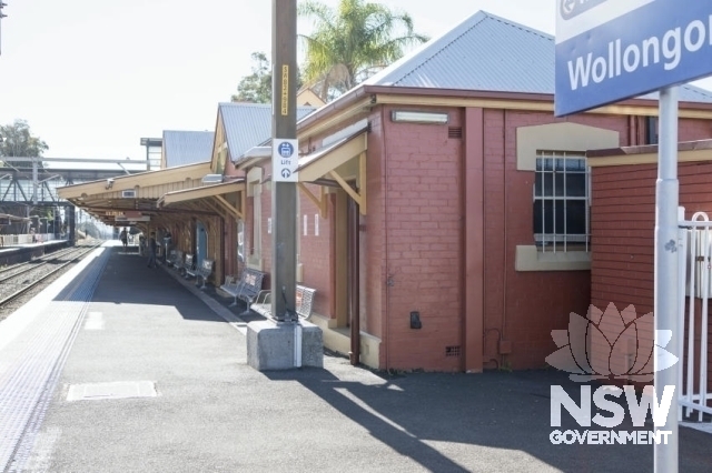 Wollongong Railway Station Group - Platform 2 South Elevation