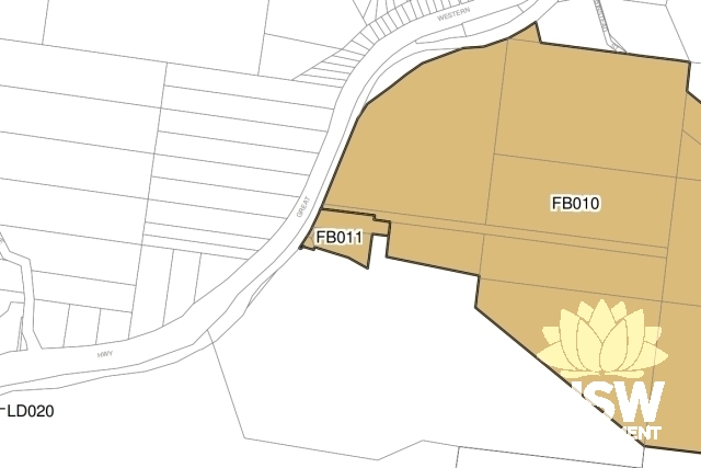 Faulconbridge, 'Weemala' Estate - Blue Mountains City Council LEP Curtilage Map (FB011)