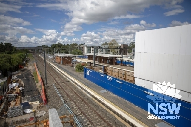 Rooty Hill Railway Station Group - View from the overhead footbridge