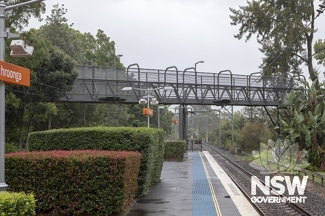 Wahroonga Railway Station Group - Landscaping and Warren Truss overhead footbridge