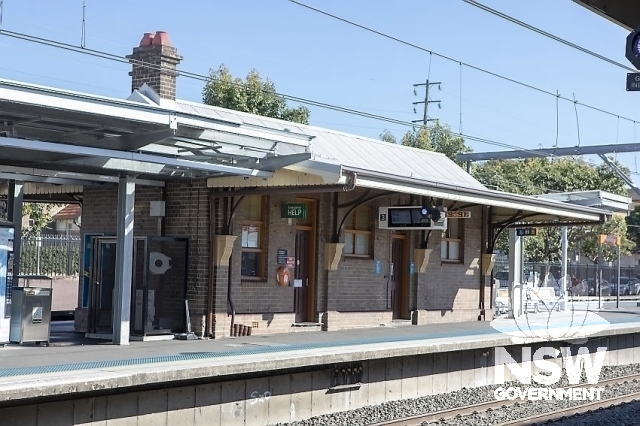 Flemington Railway Station - Platform 3/4 building, northern elevation.