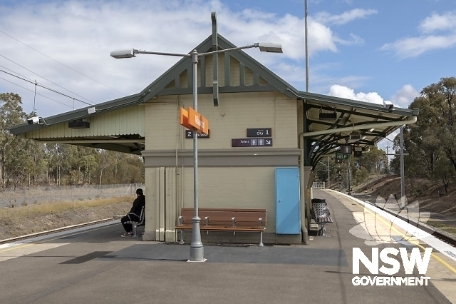 Villawood Railway Station Group - Platform building eastern elevation