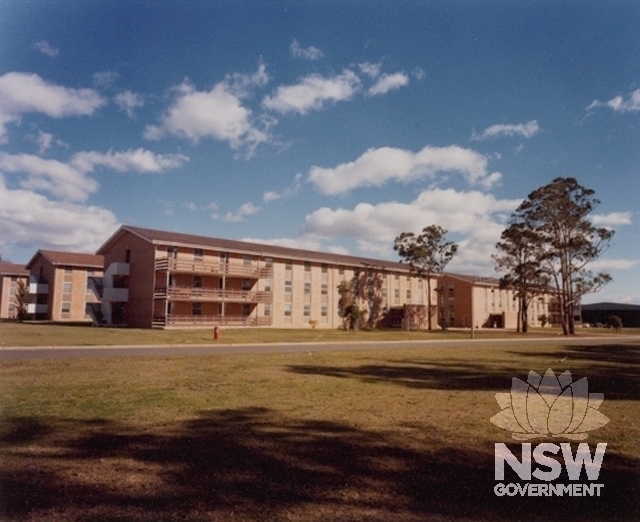 RAN apprentice school (Blocks T2 (left) & T3 (right) viewed from the north), nd