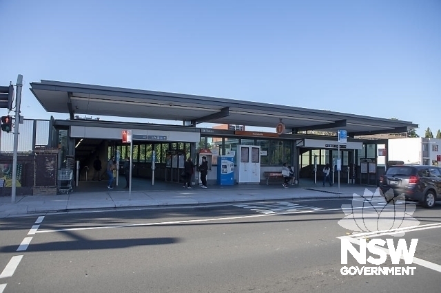 Marrickville Railway Station Group - Station entrance from Illawarra Road.