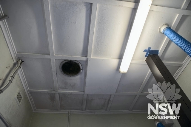 Riverwood Railway Station Group - Ceiling in the platform building.