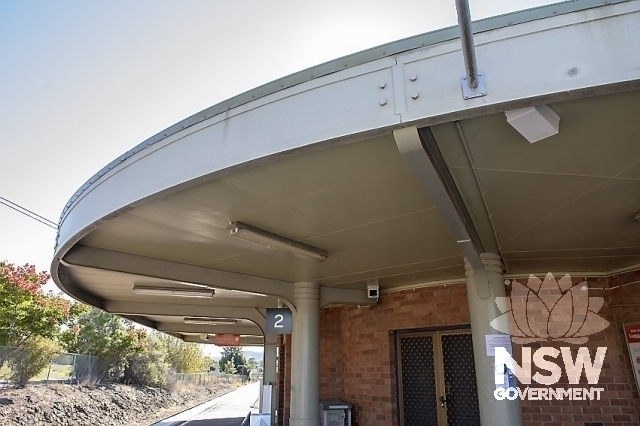 Dungog Railway Station - Curved awning