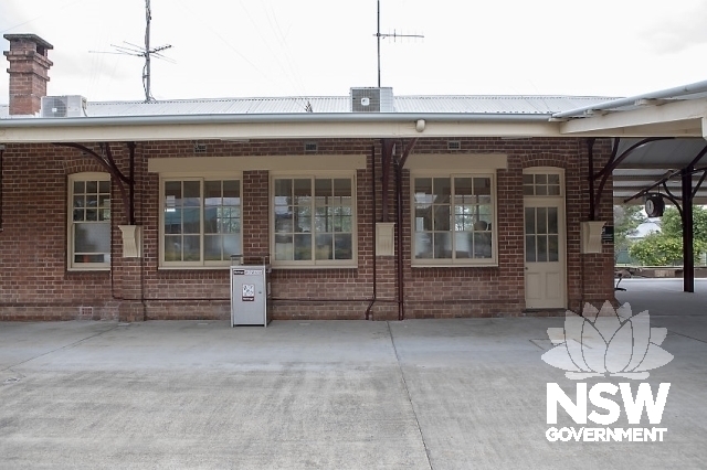 Casino Railway Precinct and Locomotive Depot - Station building with old signal box
