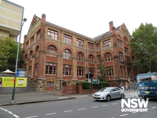 Building C: Former Technological Museum viewed from the south-east in Harris Street