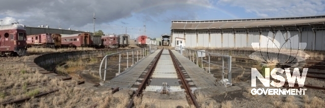 Broadmeadow Railway Locomotive Depot - Turntable and roundhouse #2