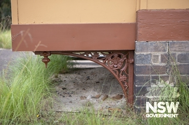 Newnes Junction Signal Box - Landing bracket detail