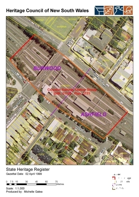 Croydon Railway Station Group State Heritage Register Curtilage (see SHR listing #01125)