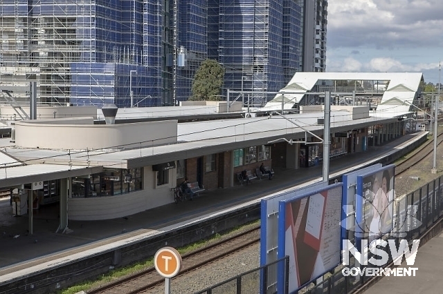 Granville Railway Station Group - Station from the overhead footbridge.
