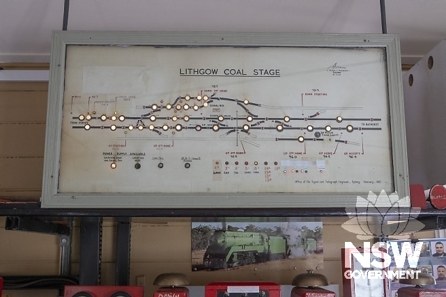 Lithgow Coal Stage Signal Box - signal board