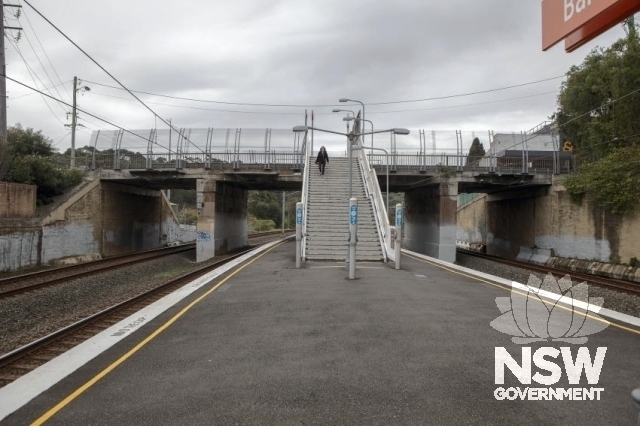 Bardwell Park Railway Station Group - Entry stair structure (1931) with modern steps and roadbridge