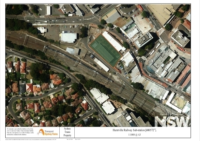 Hurstville Railway Sub-station 4805757 Curtilage Map