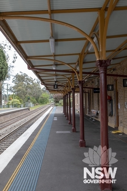 Bowral Railway Station Group - Under awning detail.