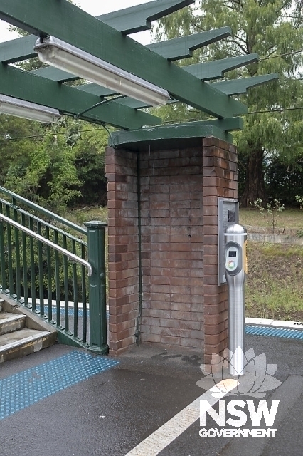 Wahroonga Railway Station Group - Ticket box at the base of the stairs (1938)