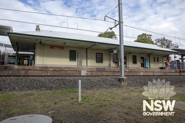 Panania Railway Station Group - Platform building, Northern elevation.
