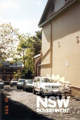 Downshire Place, Dawes Point - a typical lane scene in the Dawes Point quarter.