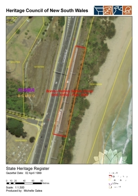 Bombo Station SHR curtilage map