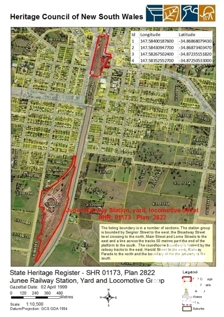 Junee Railway Precinct SHR Curtilage