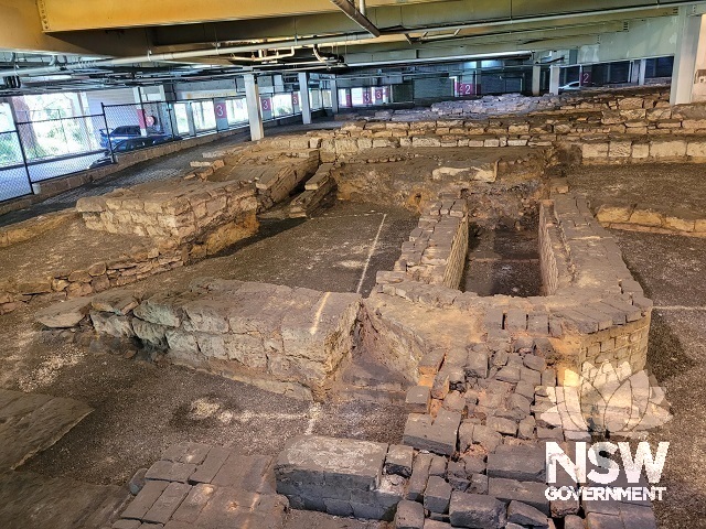 Feature 10: Boiler Bed and Chimney Base looking east
